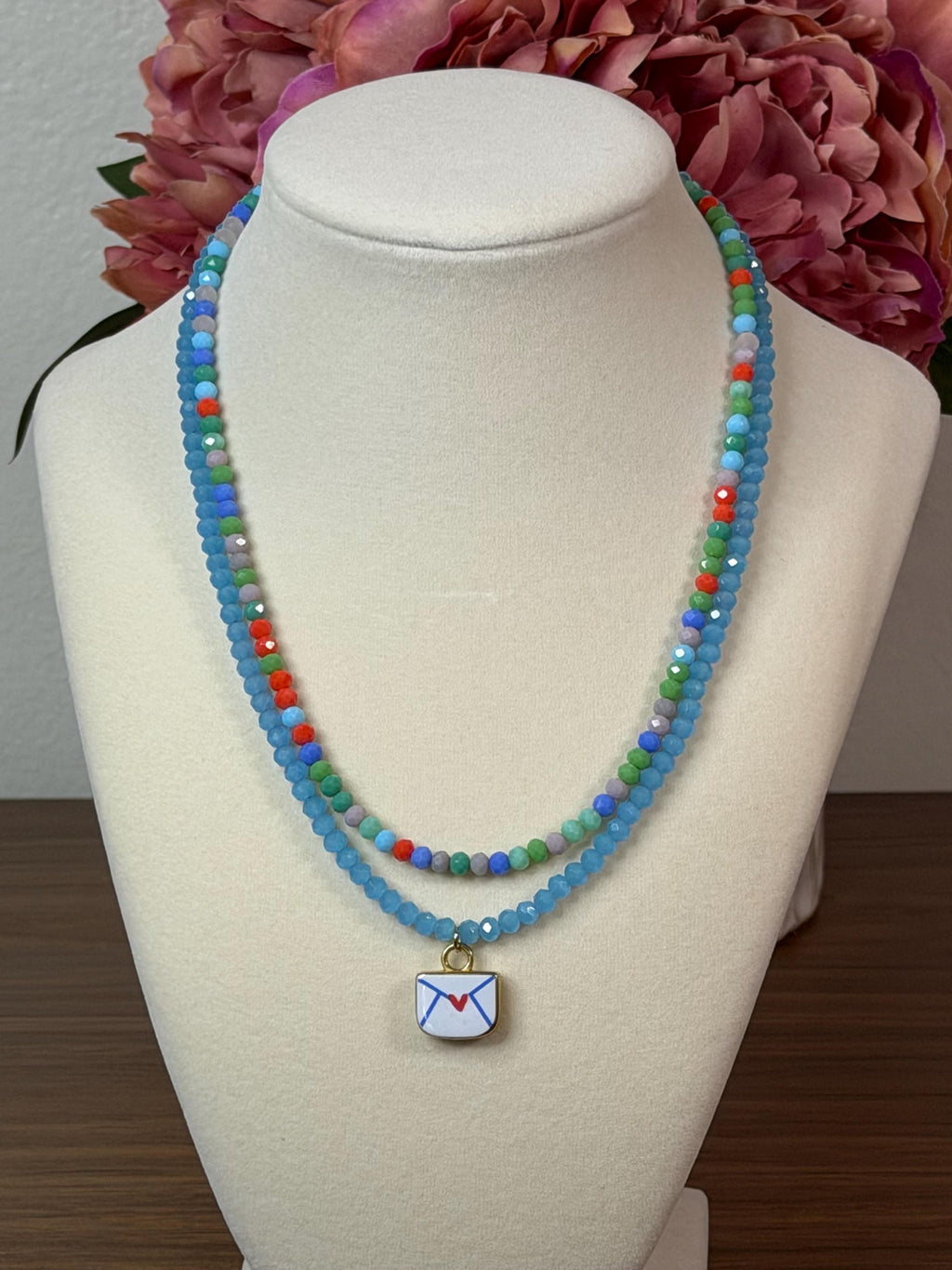 2026 Handmade Beaded Gemstone Necklaces – Floral Charm, Delicate Jewelry
