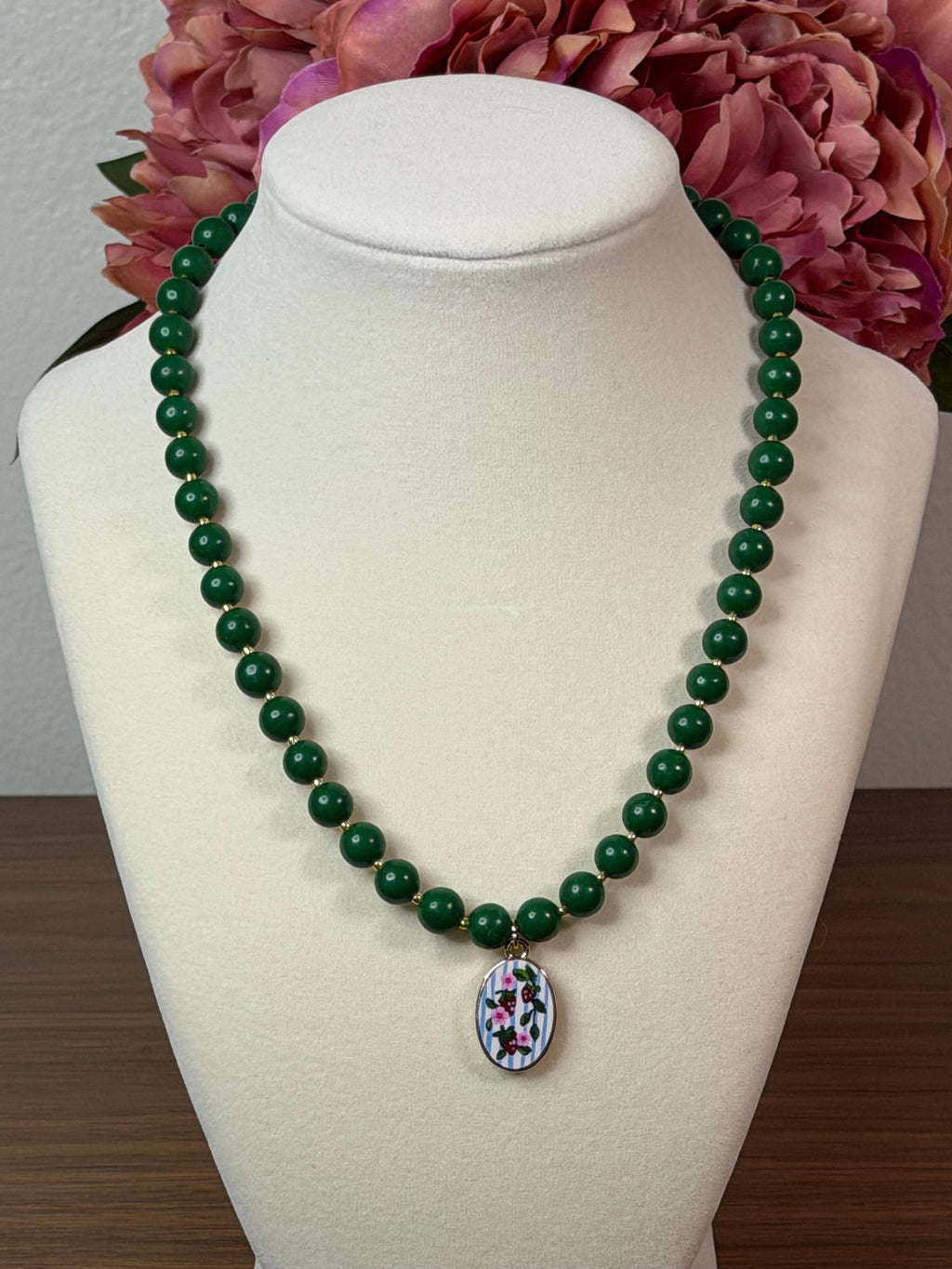 2026 Handmade Beaded Gemstone Necklaces – Floral Charm, Delicate Jewelry