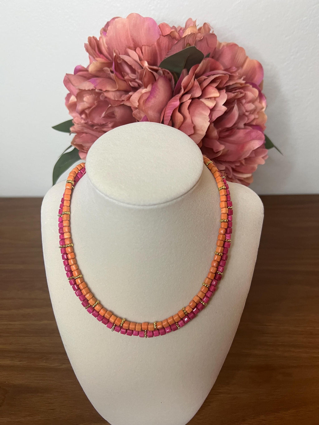 The 2026 Agate Cube Color Collection - 17.0” necklaces in vibrant colors